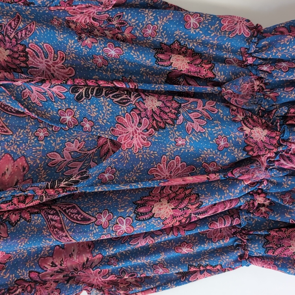 Misa Los Angeles Lilian Floral Mini Dress M Night Blooms - Picture 7 of 15